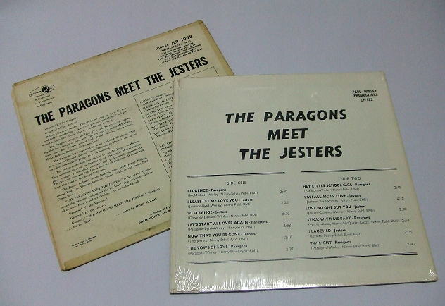 LP-102 - The Paragons Meet The Jesters Back Cover