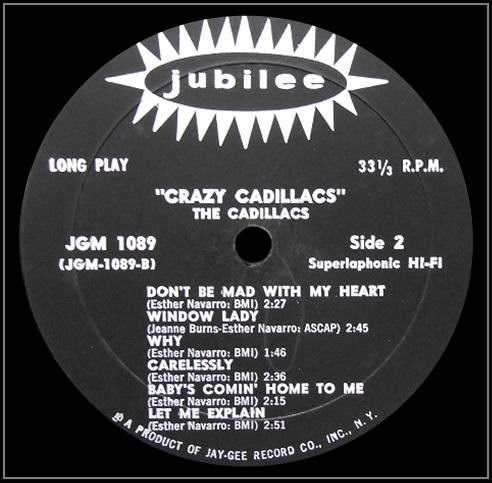 JGM-1089 - The Crazy Cadillacs Side 2