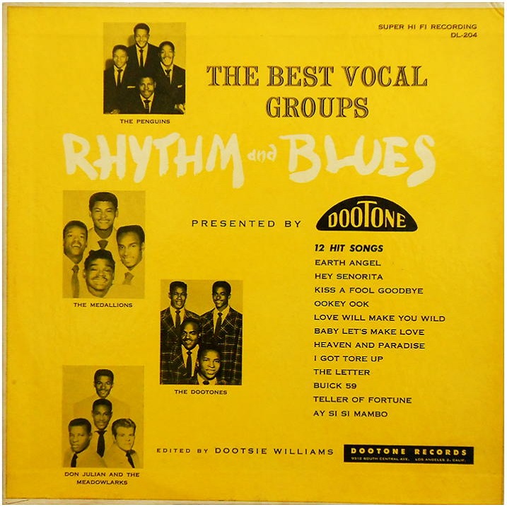 DL-204 - The Best Vocal Groups Rhythm and Blues