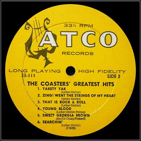 Atco 33-111 - The Coasters' Greatest Hits Side 2