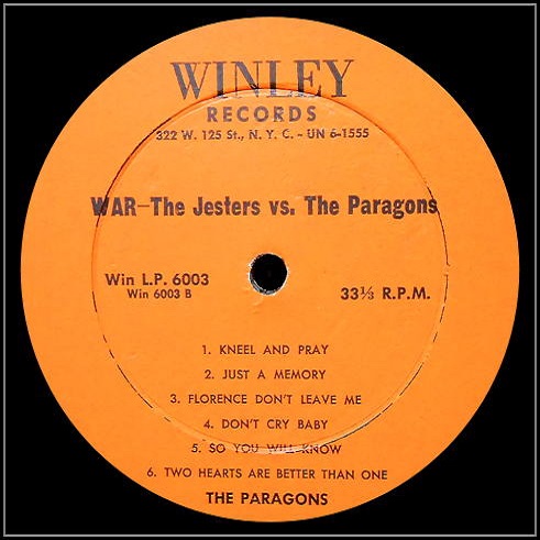 LP-6003 - War! The Jesters Vs. The Paragons Side B