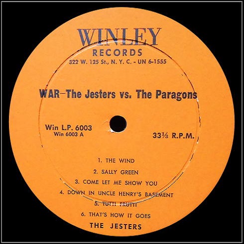 LP-6003 - War! The Jesters Vs. The Paragons Side A