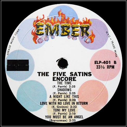 ELP-401 - The Five Satins Encore Volume 2 Side 2