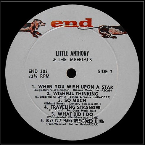 LP 303 - We Are The Imperials Featuring Little Anthony Side 2