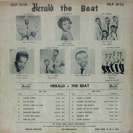 HLP-0110 - Herald The Beat Back Cover