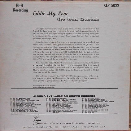 CLP-5022 - Eddie My Love Back Cover