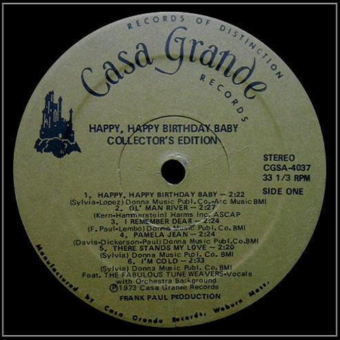 CGSA-4037 - Happy, Happy Birthday Baby Side 1