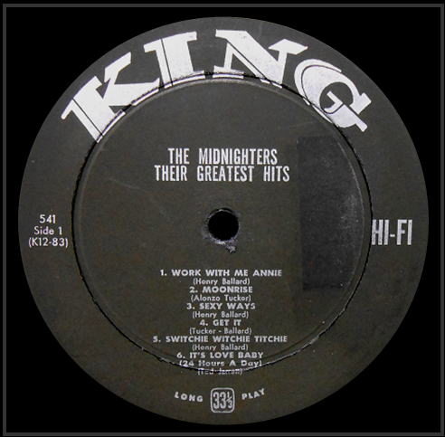 541 - The Midnighters Their Greatest Juke Box Hits