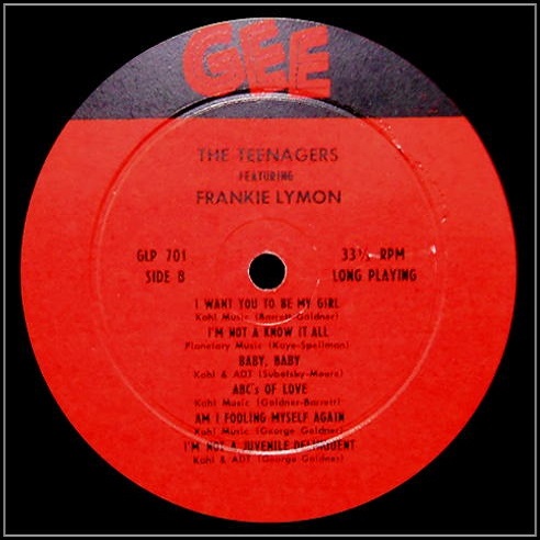 GLP-701 - Frankie Lymon and The Teenagers Side B