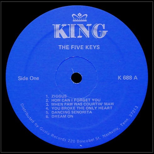 King 688 - The Five Keys Side 1