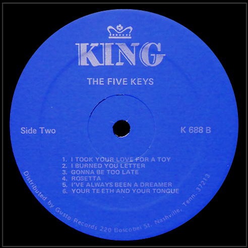 King 688 - The Five Keys Side 2