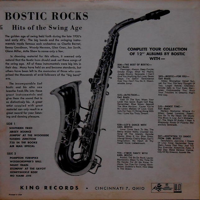 King 571 - Bostic Rocks Back Cover