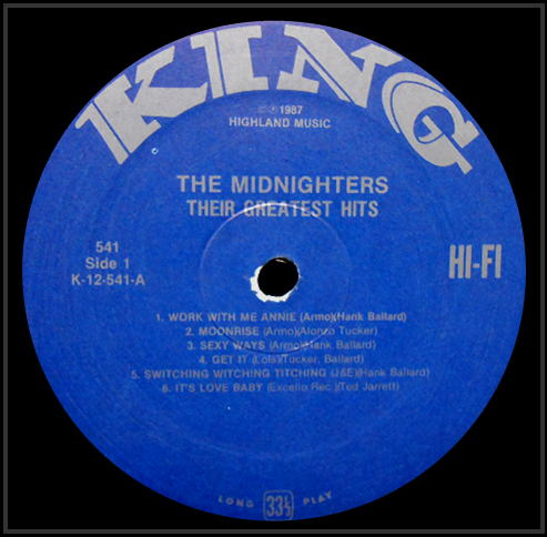 541 - Hank Ballard and The Midnighters Their Greatest Juke Box Hits