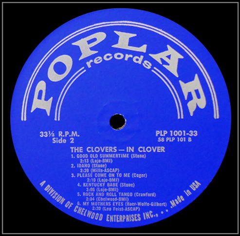 PLP-1001 - The Clovers In Clover Side 2