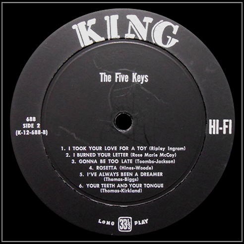 King 688 - The Five Keys Side 2