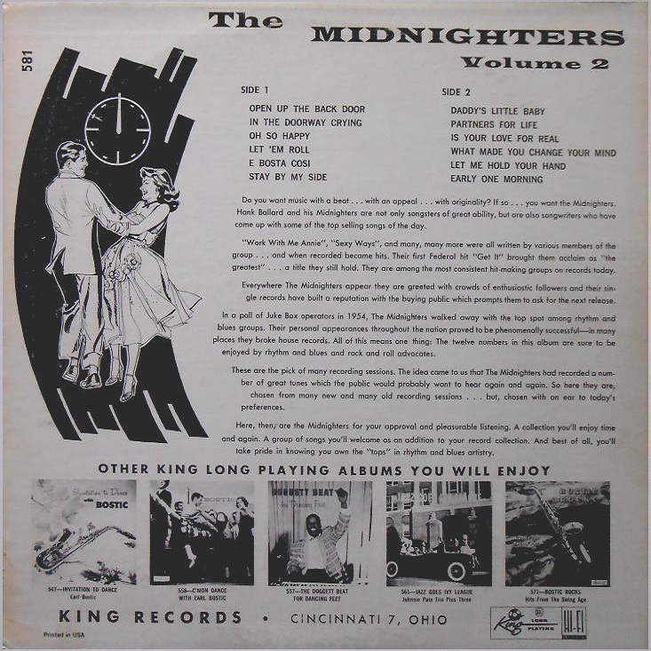 Federal 581 - The Midnighters, Volume Two Back Cover