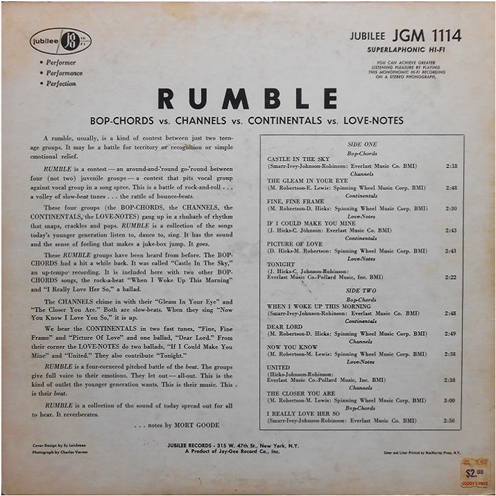 JGM-1114 - Rumble Back Cover