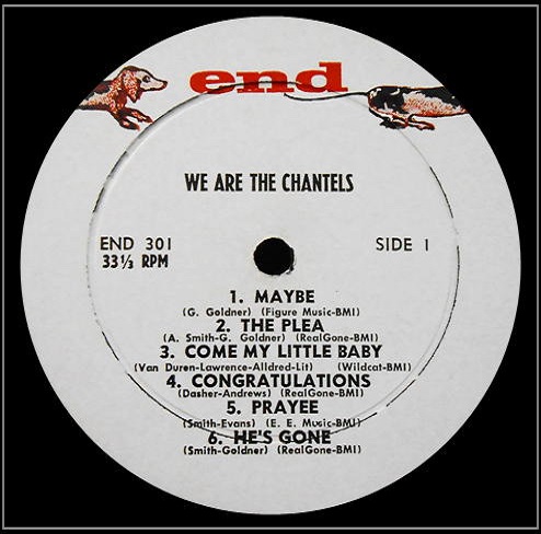 LP-301 - We Are The Chantels Side 1