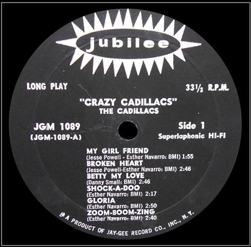 JGM-1089 - The Crazy Cadillacs Side 1